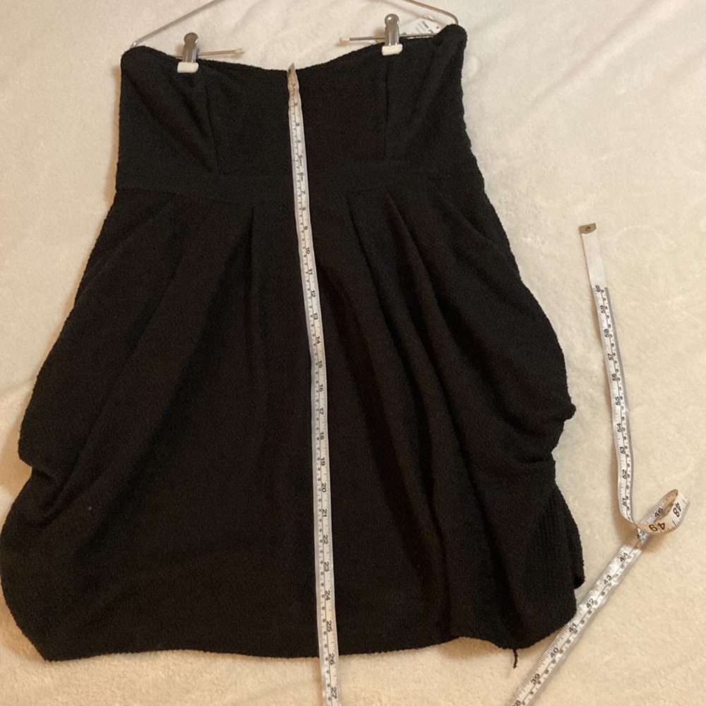 Free People, strapless, black mini with pockets, size 12 NWT - Picture 7 of 10